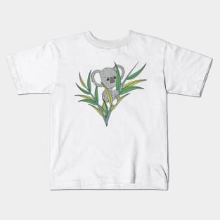 Koala Hanging Around Kids T-Shirt